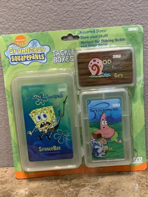 NEW SEALED ZEBCO SpongeBob Squarepants Sponge Bobbers Fishing Nickelodeon  2005 $14.99 - PicClick