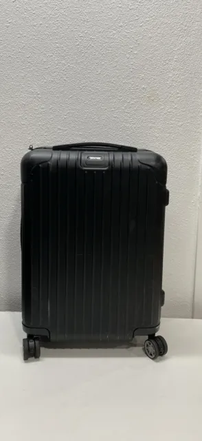 Rimowa Salsa 4 Wheeled Carry On Case In Matte Black