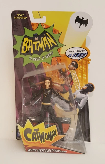 Autographed Item DC Comics Batman Classic TV Series Catwoman Mattel 2013 New