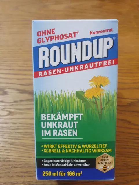 Désherbant herbicide pelouse jardin mauvaise herbe gazon racine 250 ml Roundup