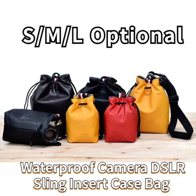 Waterproof Camera DSLR Sling Insert Case Bag Shoulder Backpack For Camera Strap