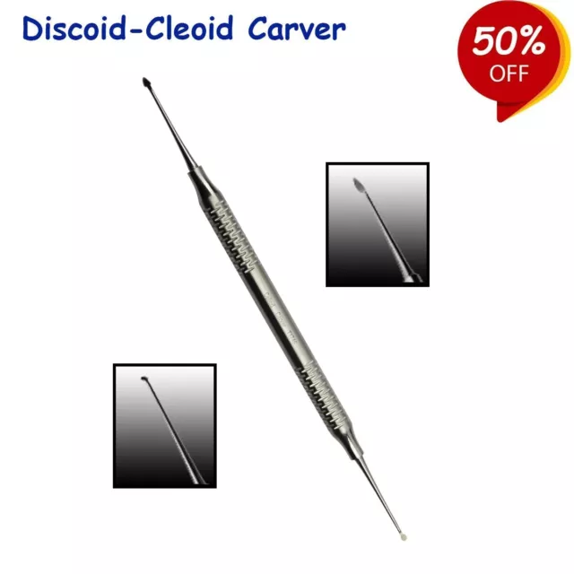 Dentaire Discoid Cleoid Carver Spatule Composite Amalgame Reconstituant