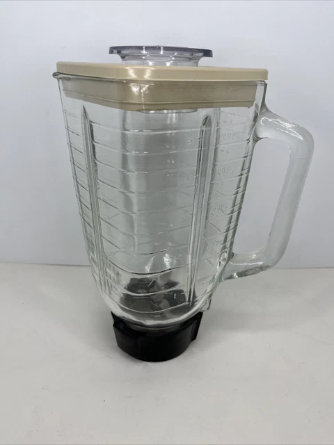 Vintage Oster Regency Kitchen Center Blender Replacement Jar 5c Glass Pitcher