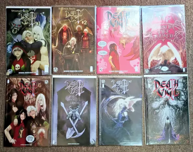 DEATH VIGIL (8) Comic Lot #1 2 3 4 5 6 7 8 Sejic iMAGE Top Cow 1st printing