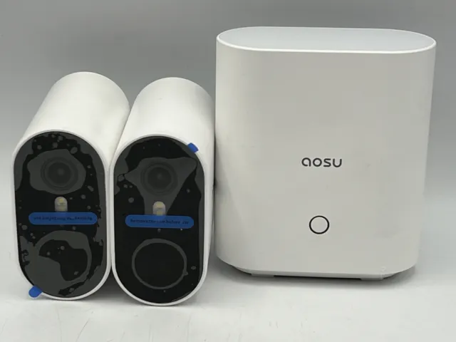 Aosu H1L Wireless Outdoor Security 5MP Ultra HD Home System New Open Box