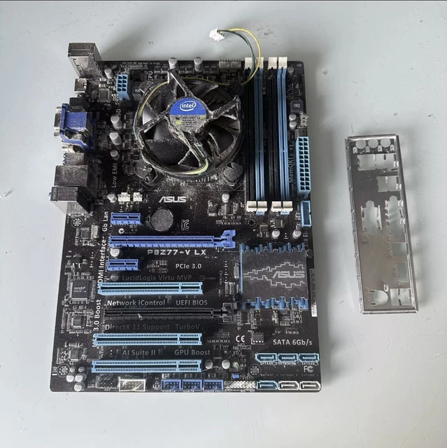 P877 ASUS P8Z77-V LX LGA1155 ATX DDR3 Gaming Motherboard with BP, CPU & RAM ...