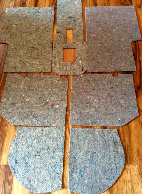 Choix voir texte- Le kit isolant complet de la moquette-Mini Austin Cooper
