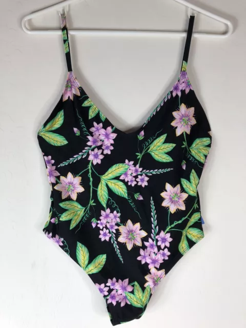 TOPSHOP Floral One piece Swimsuit Womens 8