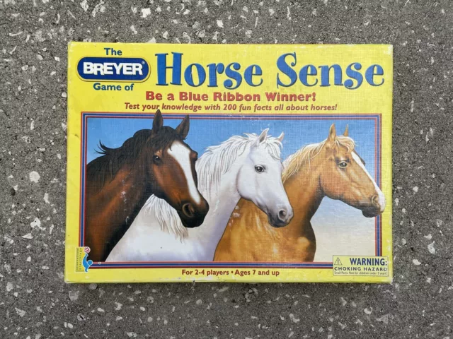 Cute Retired “The Breyer Board Game of Horse Sense” Trivia Activity #P20031