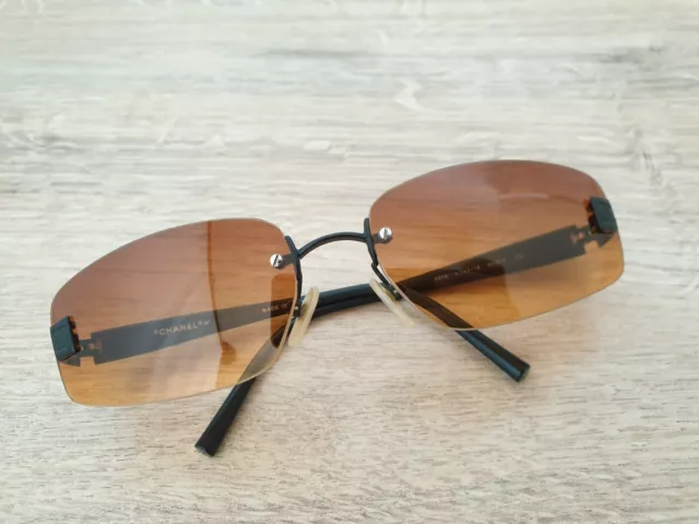 VINTAGE CHANEL 4018 c. 142/78 Rimless Sunglasses - Authentic - USED $100.00  - PicClick