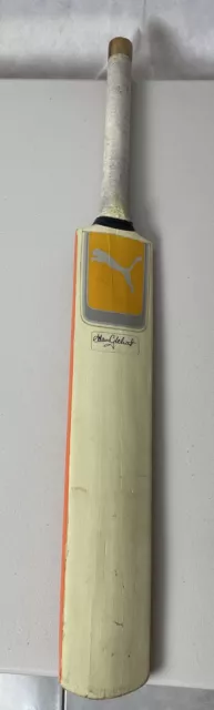 Adam Gilchrist Puma  Cricket Bat For Youths  (Orange). Strong Solid Cricket Bat