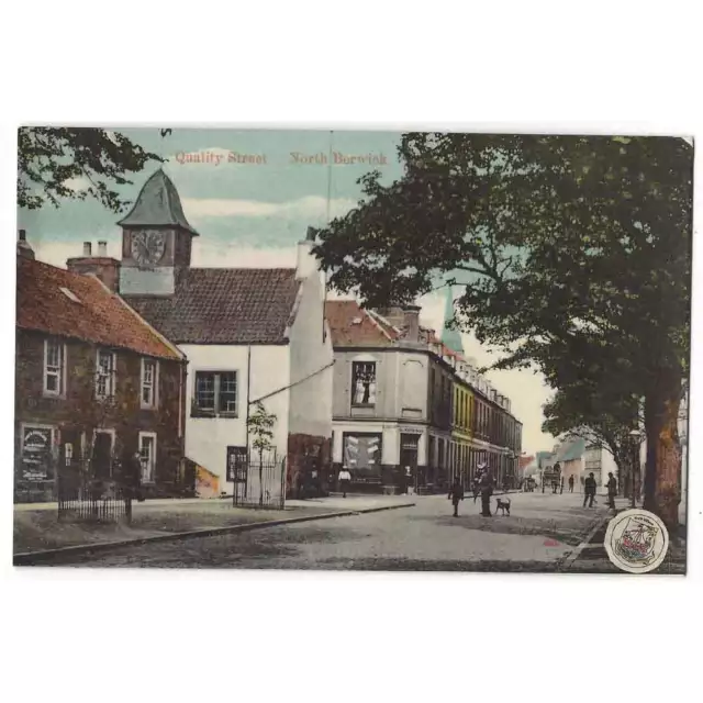 NORTH BERWICK Quality Street, Old Postcard by Woolstone Bros, Unused