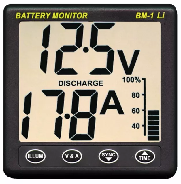 NASA BM-1 LITHIUM (LiFePO4)  BATTERY MONITOR