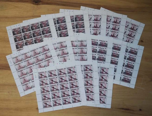 2020 Gibraltar; 60 Serien Zweiter Weltkrieg, **/MNH, MiNr. 1950/54, ME 1320,-