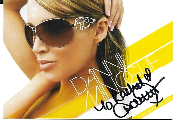 Dannii Minogue Singer Actress X Factor Judge Hand Signed Photos Card 6 x 4
