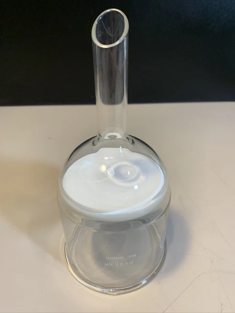 Pyrex Glass Funnel 36060 4-5.5 350 Ml Fritted Filter Buchner Funnel