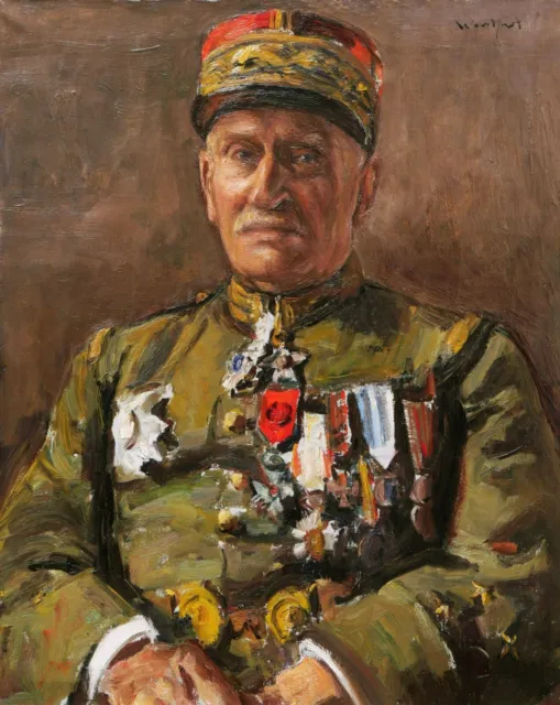 Marius WOULFART tableau portrait Général Julien DUFIEUX soldat militaire guerre