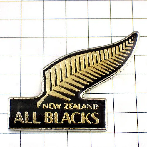 Rare Vintage Zealand All Blacks Rugby Limited Pins France Collectible