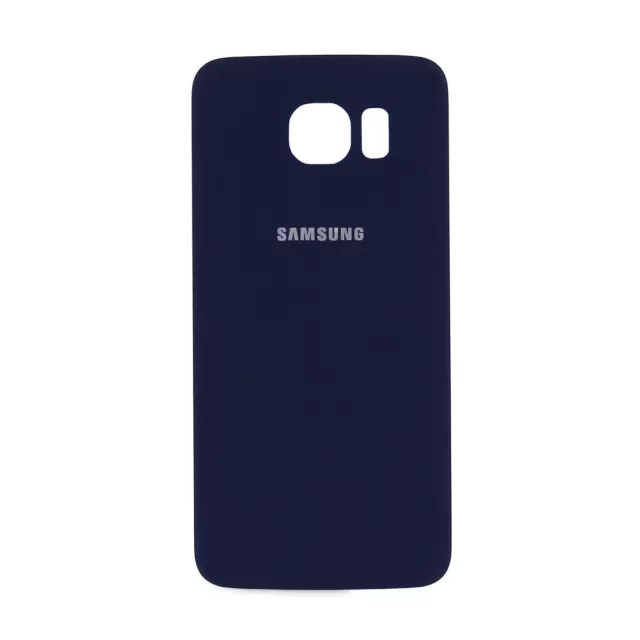 Samsung Galaxy S6 Edge Akkudeckel Backcover Blau Rückseite Premium