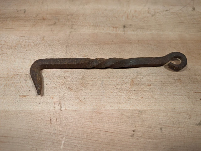Vintage Primitive Forged Farm Gate Twisted Latch