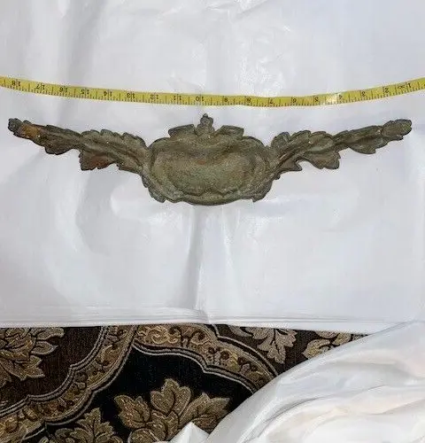 Antique Brass Pediment