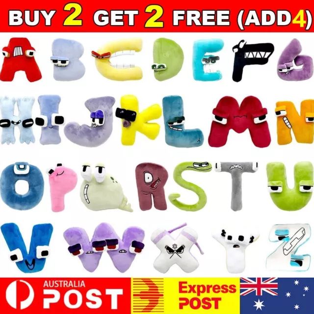 ALPHABET LORE QUALITY Plush Toy Keychain Bag Pendant Stuffed Doll Xmas  Birthday $13.46 - PicClick AU