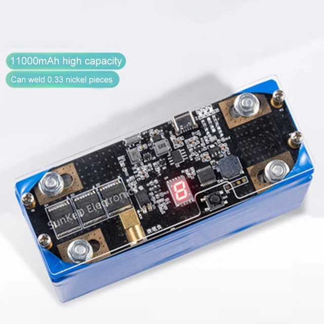Penna di saldatura saldatore a punti facile da usare 11000 MA 2A batteria di ingresso 0,3 linguette nichel
