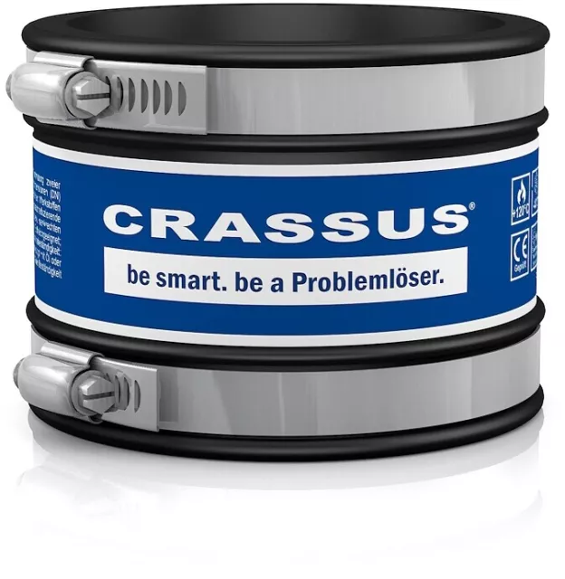 Crassus Cdc Schlauchadapter CRA11019 70, Typ 1, 70-85mm, 0,6 bar, mit Innenlippe