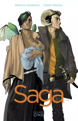 Saga Volume 1 - 9781607066019, paperback, Brian K Vaughan