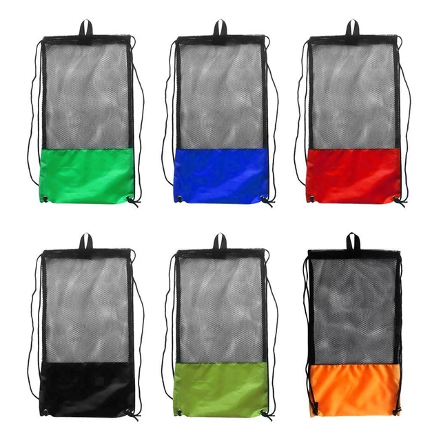 Outdoor Reise Strand Schwimmen Fin Rucksack Kordelzug Mesh gear pouch Schwimmen