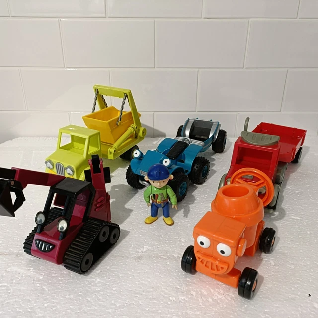 VINTAGE BOB THE Builder Friction Vehicles And Wendy Figure Bundle £29. ...