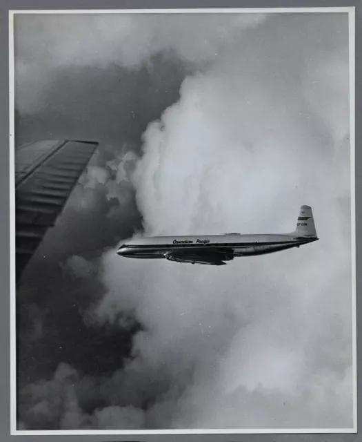 Canadian Pacific De Havilland Comet Large Vintage Original Manufacturers Photo 1