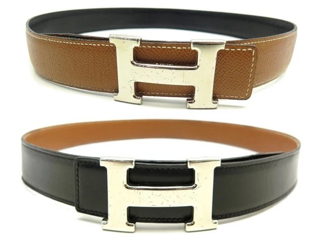 CEINTURE HERM S BOUCLE H r versible EUR 330 00 PicClick FR