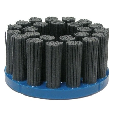 WEILER 85826 4" Nylox Disc Brush Rectangular Filament 80SC Fill 7/8" Arbor Hole