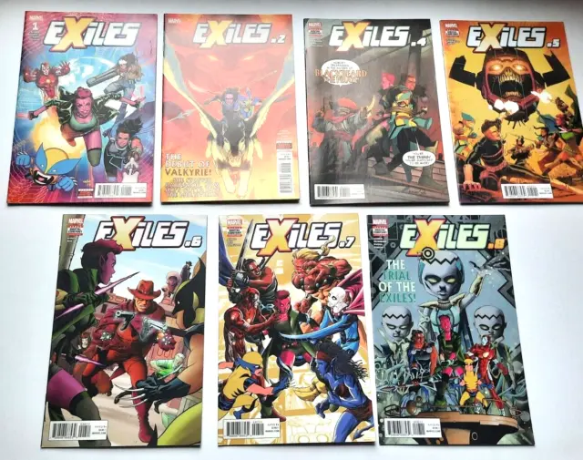 EXILES Lot of 7 Marvel Comics 2018 VF-NM #1-2, 4-8