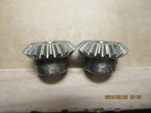 New Other, Boston L95Y Miter Gear, 32Dp, 24T, 3/16" B, 3/4" Pitchdia, 2Pc's Lot.