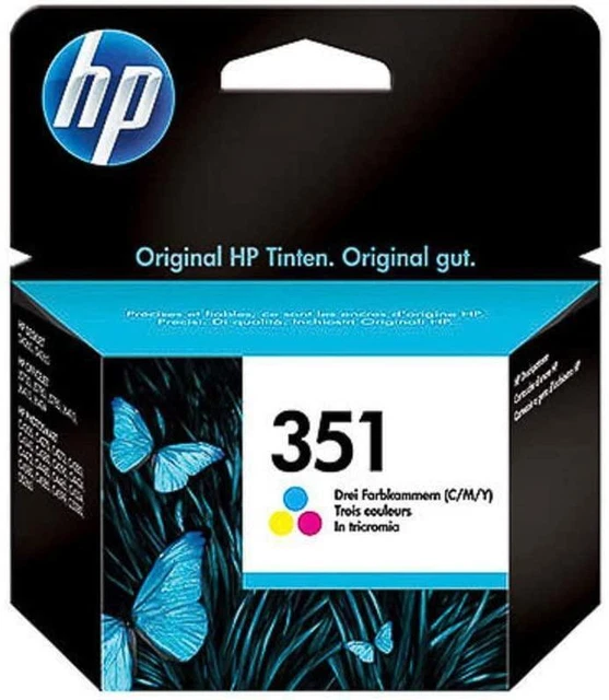 ORIGINAL HP 351 COLOR CARTRIDGE CB337EE FOR HP Deskjet D4245 D4260 ...