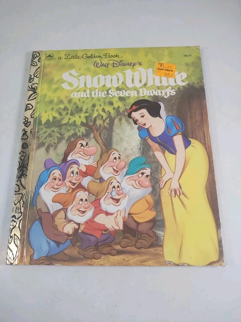 WALT DISNEY'S SNOW White and The Seven Dwarfs Vintage 1984 A Little ...