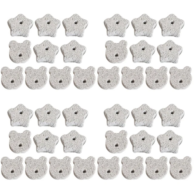 40 Pcs Molar Stone Rabbit Toys for Bunnies Teeth Grinding Block Chinchilla
