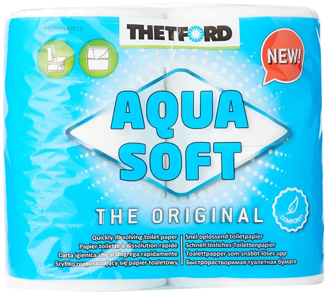 Thetford 202240 Carta igienica Bianco Pack 4 Rotoli