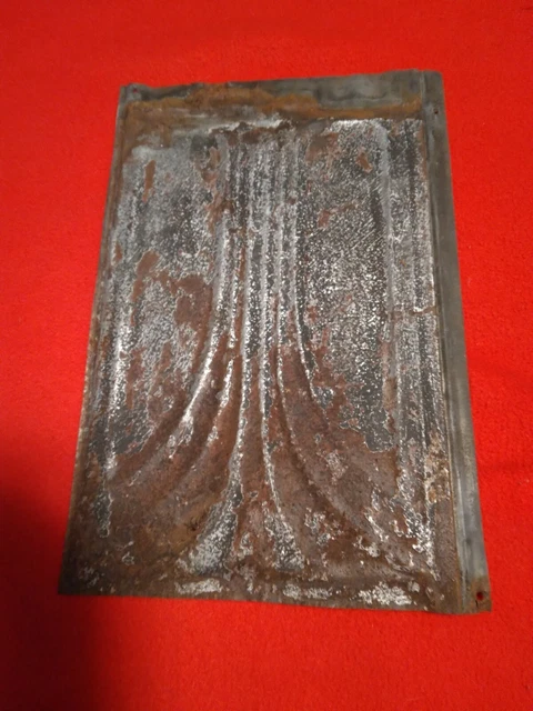 Reclaimed 1890s Antique Embossed Tin Roof Shingles