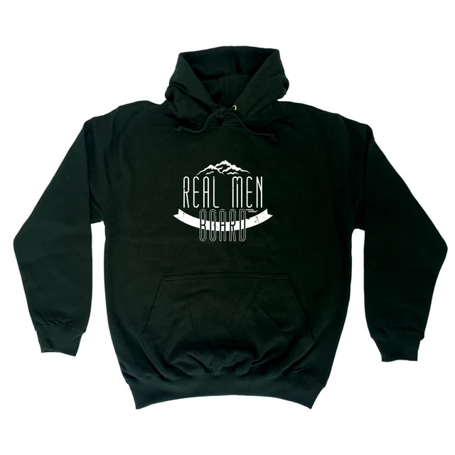 Skiing Snowboarding Pm Real Men Board - Novelty Clothing Funny Hoodies Hoodie