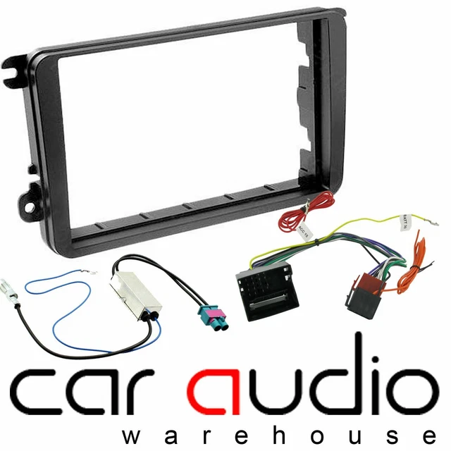 thumbnail image 2 of Xtrons 11-5831 RNS510 VW Shape RHD 2 DIN Fascia Panel – Dark Gray – Seat Leon Mk2 2005-2012 2 of 5