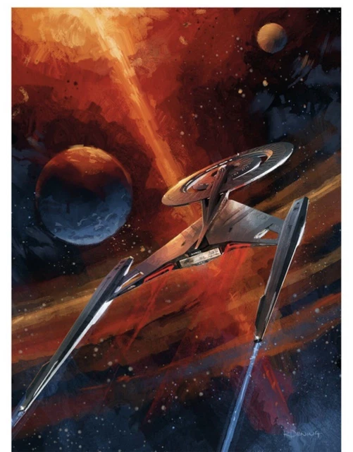 Giclee Print LTD Edition 3419/3500 STAR TREK DISCOVERY NCC-1031-A 30 x 40 cm NEW
