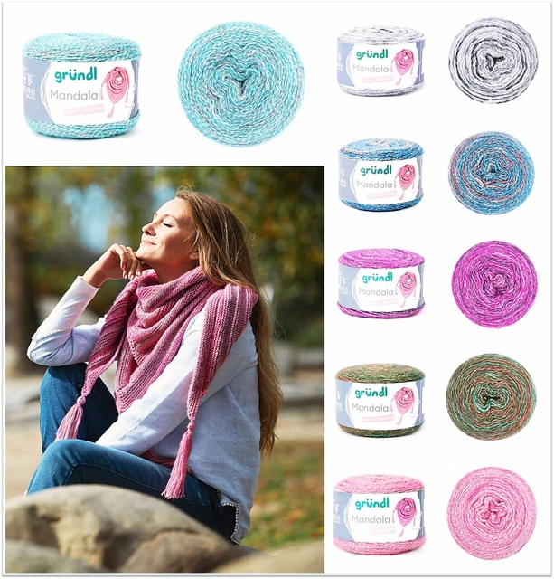 150g Gründl Mandala Strick Häkelgarn zum Stricken Häkeln GP 53,27 €/1kg