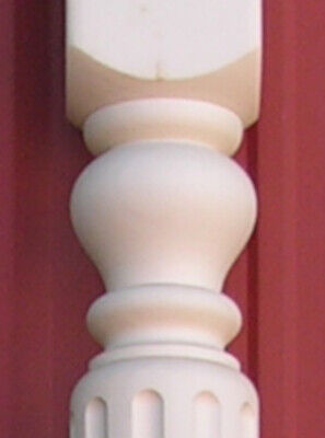 Classic Victorian style porch column, with fluted turning. Shipping available! 4