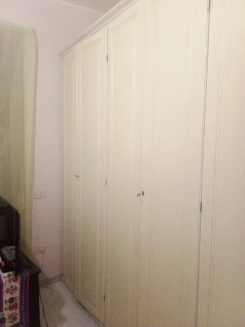 Armadio Guardaroba Germanvox Swift 4 Ante - Bianco Opaco, Made In Italy, 181x53x202 Cm - Foto 8