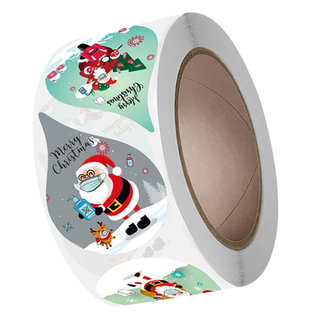 1 rolle/500pcs Roll Aufkleber Etiketten Dekorative Abdichtung Etiketten