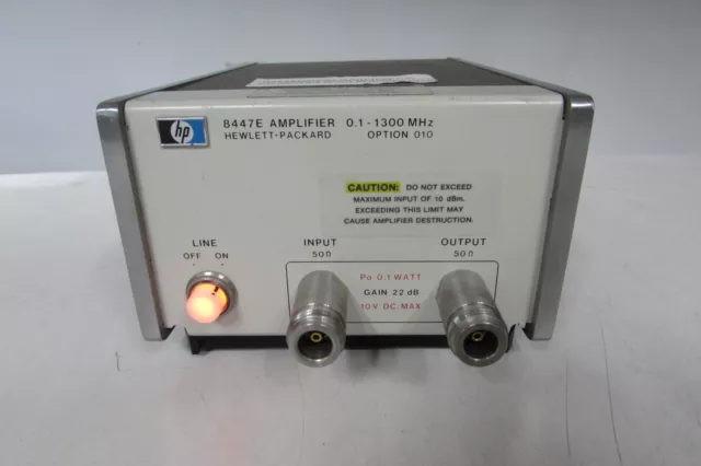 Agilent 8447E Amplifier, 0.1-1300MHZ