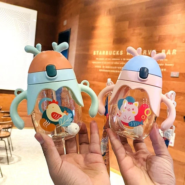 Usted, botella de bebida para alimentar bebé sorbo taza de agua niños taza de entrenamiento